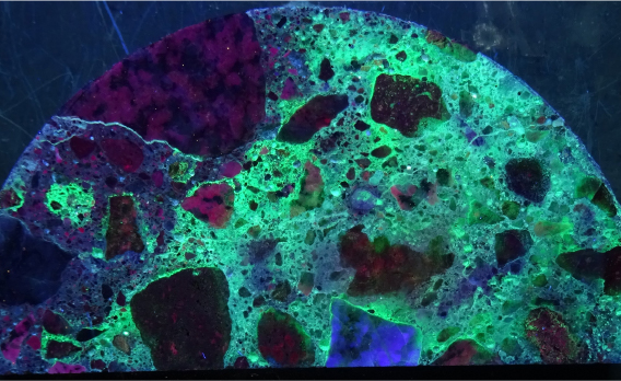 劣化判定時の蛍光発色サンプル